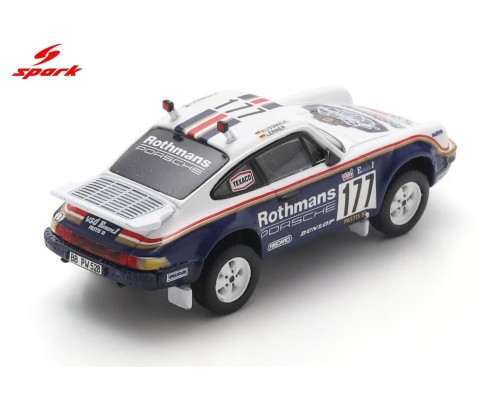 Spark Porsche 953 #177 Paris-Dakar Rally White Blue 64S242