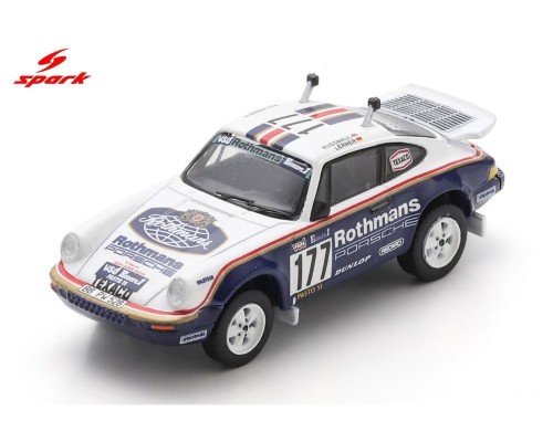 Spark Porsche 953 #177 Paris-Dakar Rally White Blue 64S242