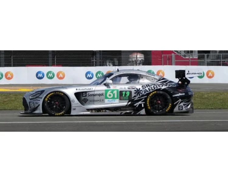 Spark Mercedes-AMG LMGT3 #61 Iron Lynx 24h Le Mans Silver Black 64S176