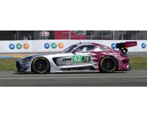 Spark Mercedes-AMG LMGT3 #62 Team Qatar by Iron Lynx 24h Le Mans Silver Red 64S177