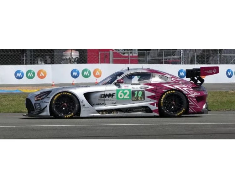 Spark Mercedes-AMG LMGT3 #62 Team Qatar by Iron Lynx 24h Le Mans Silver Red 64S177