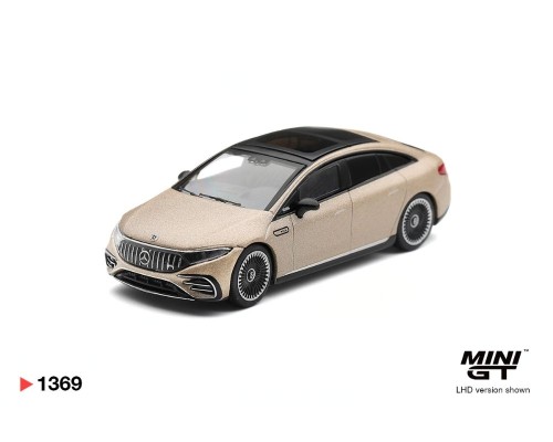 Mini GT #1369 Mercedes-Benz EQS 53 Signature Kalahari Gold Magno MGT01369