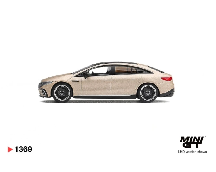 Mini GT #1369 Mercedes-Benz EQS 53 Signature Kalahari Gold Magno MGT01369