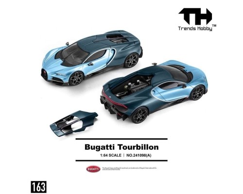 Trends Hobby Bugatti Tourbillon Blue Atlantic TH241098A