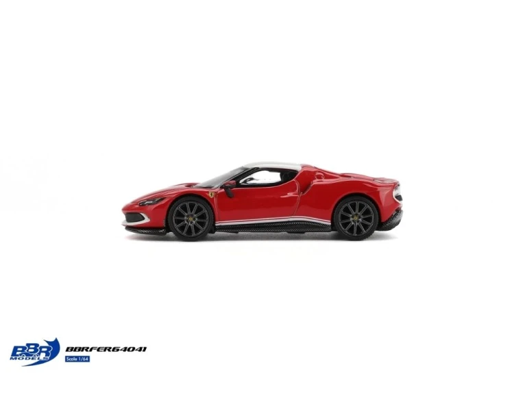 BBR Models Ferrari 296 GTB Asseto Fiorano F2004 Tribute Livery Red White BBRFER64041