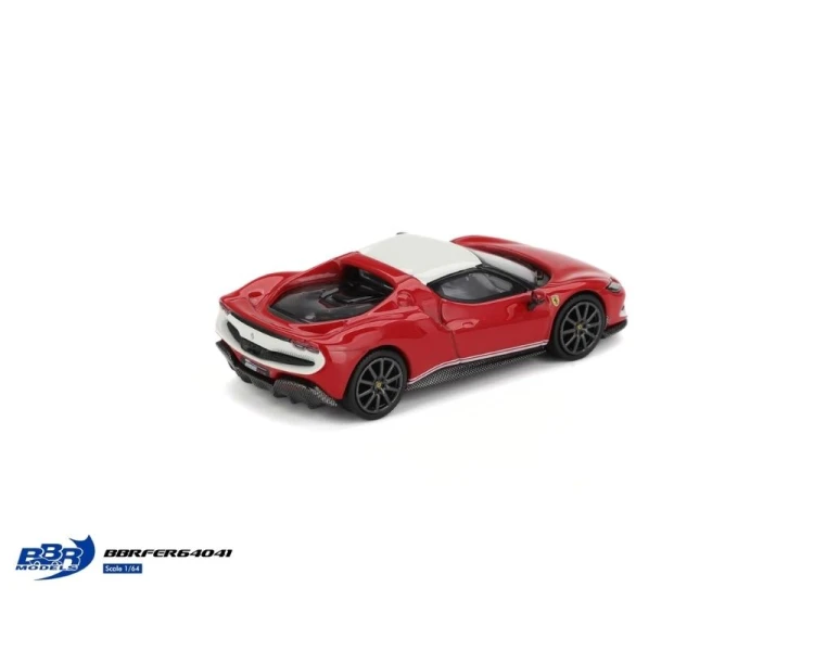 BBR Models Ferrari 296 GTB Asseto Fiorano F2004 Tribute Livery Red White BBRFER64041