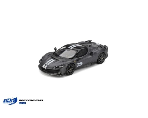 BBR Models Ferrari 296 Speciale Grigio Silverstone Opaco BBRFER64043