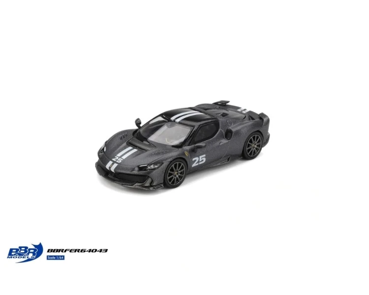 BBR Models Ferrari 296 Speciale Grigio Silverstone Opaco BBRFER64043
