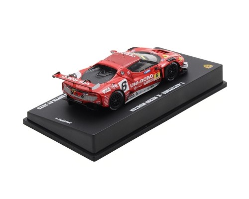 Looksmart Ferrari 296 GT3 #6 UNI-ROBO Bluegrass Ferrari Velorex GT300 Super GT LS64G25006