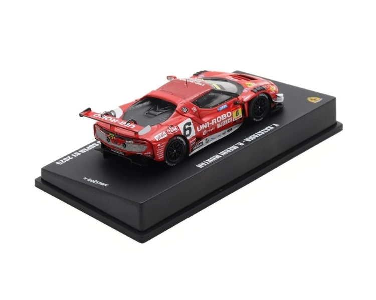 Looksmart Ferrari 296 GT3 #6 UNI-ROBO Bluegrass Ferrari Velorex GT300 Super GT LS64G25006