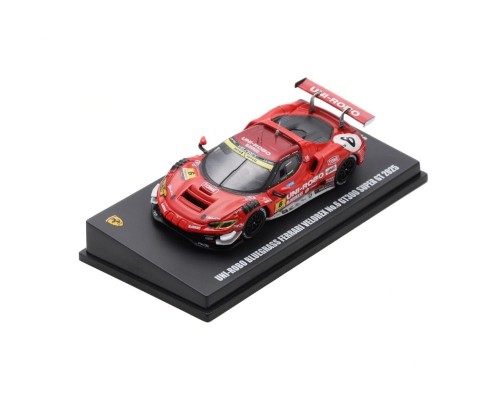 Looksmart Ferrari 296 GT3 #6 UNI-ROBO Bluegrass Ferrari Velorex GT300 Super GT LS64G25006