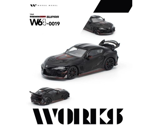 Works Model Toyota Supra DarwinPro Black W640019