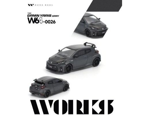 Works Model Toyota GRMS Yaris Gray W640026