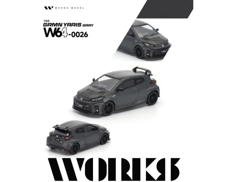Works Model Toyota GRMS Yaris Gray W640026