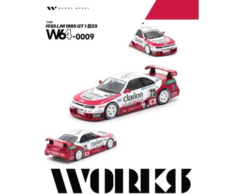Works Model Nissan Skyline GT-R R33 LM GT1 #23 W640009
