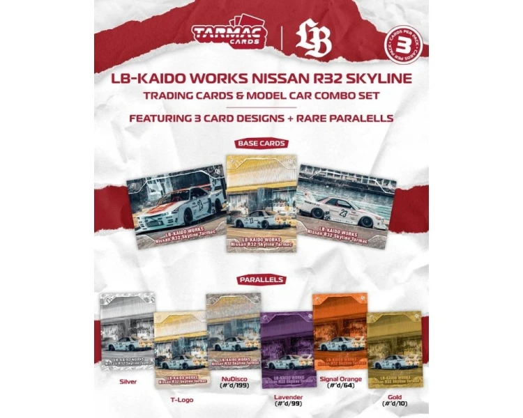Tarmac Works LB-Kaido Works Nissan Skyline R32 T64-097-25TAS