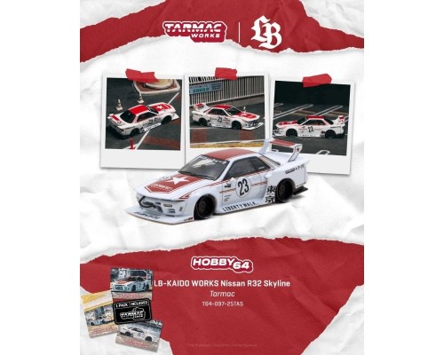 Tarmac Works LB-Kaido Works Nissan Skyline R32 T64-097-25TAS