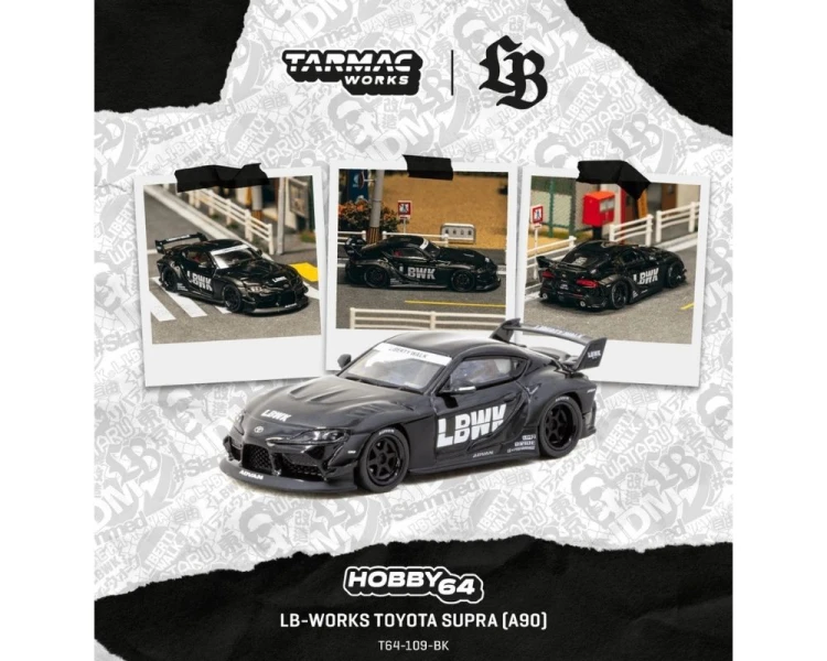 Tarmac Works LB-Works Toyota Supra A90 Black T64-109-BK