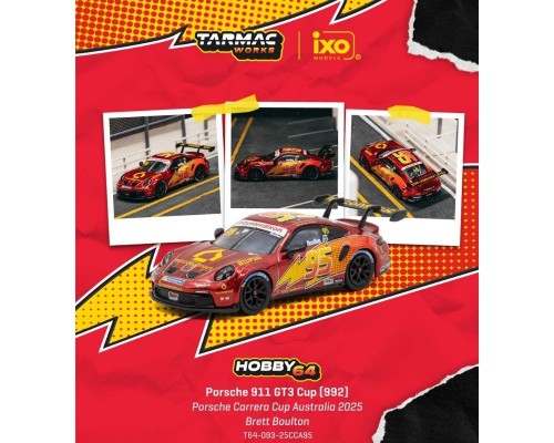 Tarmac Works Porsche 911 GT3 Cup (992) Porsche Carrera Cup Australia 2025 T64-093-25CCA95