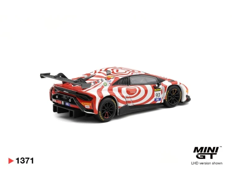 Mini GT #1371 Lamborghini Huracan GT3 EVO2 #93 Wall Racing 2025 Bathurst 12 Hrs MGT01371