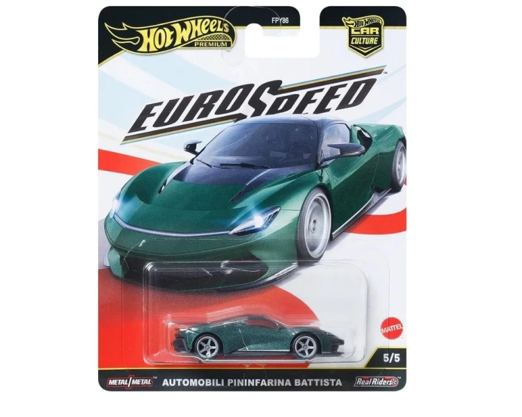 Hot Wheels Premium Car Culture Eurospeed Automobilia Pininfarina Battista JBK77