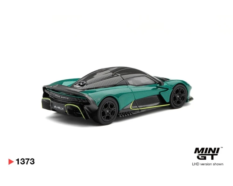 Mini GT #1373 Aston Martin Valhalla Podium Green MGT01373
