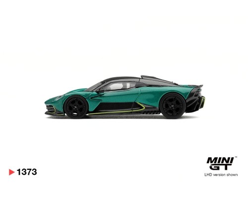 Mini GT #1373 Aston Martin Valhalla Podium Green MGT01373