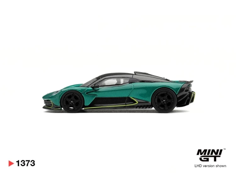 Mini GT #1373 Aston Martin Valhalla Podium Green MGT01373