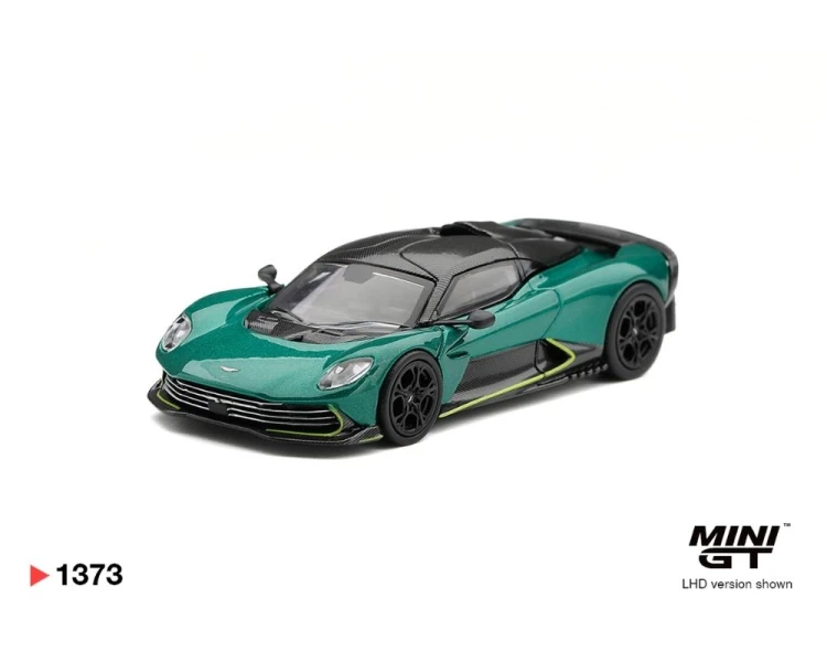 Mini GT #1373 Aston Martin Valhalla Podium Green MGT01373