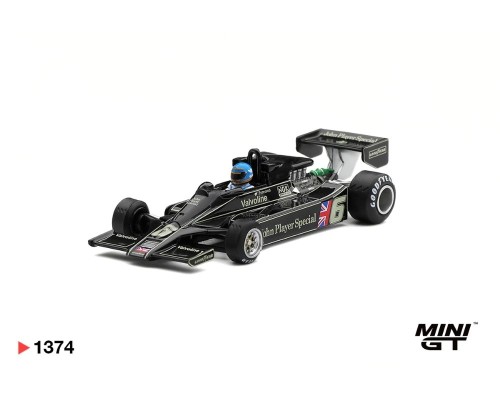Mini GT #1374 Lotus 78 #6 Ronnie Peterson 1978 South African GP Winner MGT01374