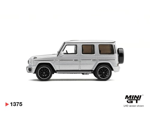 Mini GT #1375 Mercedes-Benz G Class 63 AMG Silver Metallic MGT01375