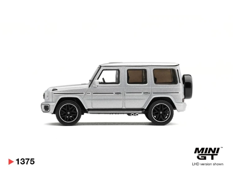 Mini GT #1375 Mercedes-Benz G Class 63 AMG Silver Metallic MGT01375