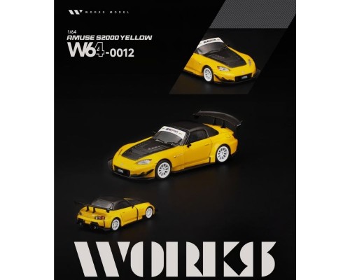 Works Model Honda S2000 Amuse Yellow W640012