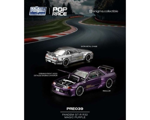 Pop Race Pandem Nissan GT-R R32 Enigma Exclusive Magic Purple PRE039