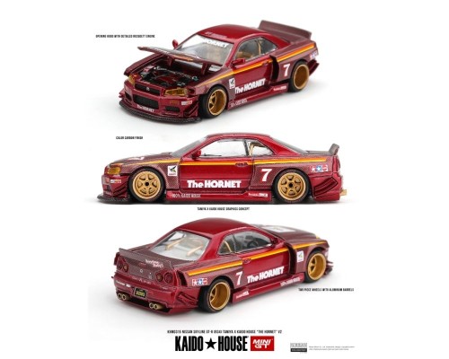 Kaido House Nissan Skyline GT-R R34 Tamiya x Kaido House The Hornet V2 KHMG315