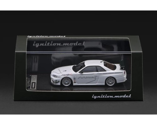 Ignition Model Nissan Skyline GT-R Mine's R34 White IG4092