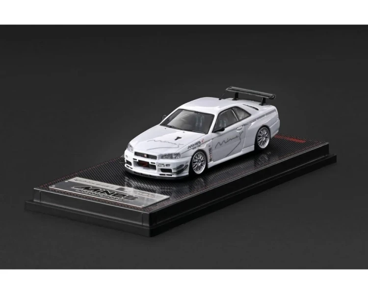 Ignition Model Nissan Skyline GT-R Mine's R34 White IG4092