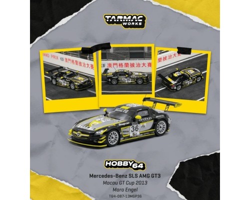 Tarmac Works Mercedes-Benz SLS AMG GT3 #36 Macau GT Cup T64-087-13MGP36
