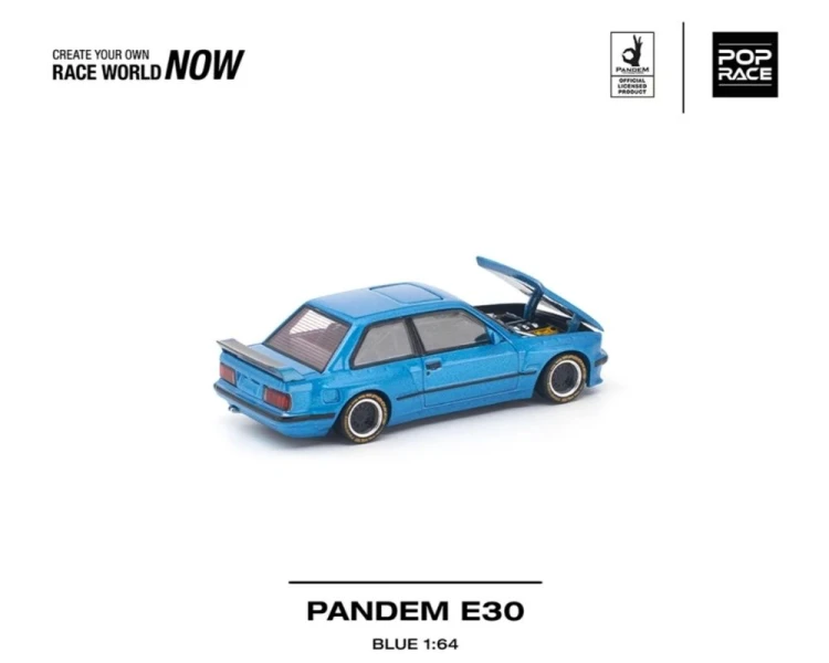 Pop Race Pandem BMW E30 Blue PR640552