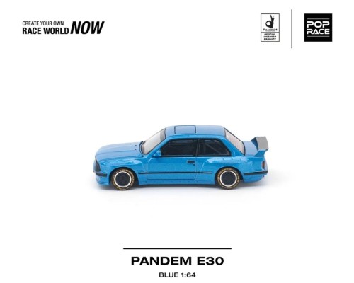 Pop Race Pandem BMW E30 Blue PR640552
