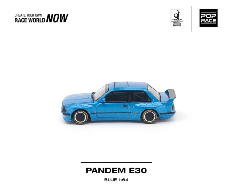 Pop Race Pandem BMW E30 Blue PR640552