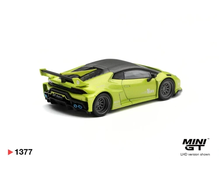 Mini GT #1377 Lamborghini Huracan LB-Works Lime Metallic MGT01377