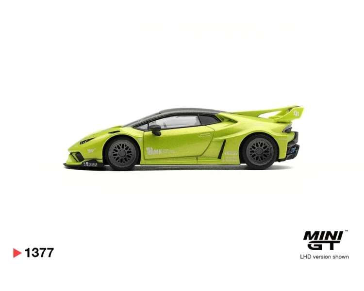 Mini GT #1377 Lamborghini Huracan LB-Works Lime Metallic MGT01377