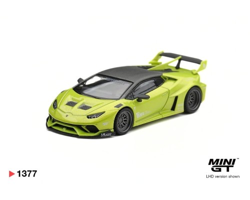 Mini GT #1377 Lamborghini Huracan LB-Works Lime Metallic MGT01377