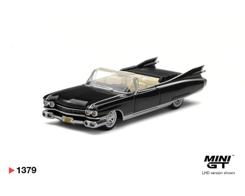 Mini GT #1379 Cadillac Eldorado Biarritz Black MGT01379