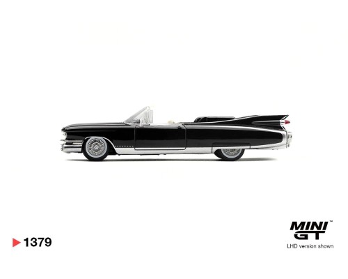 Mini GT #1379 Cadillac Eldorado Biarritz Black MGT01379