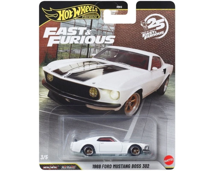 Hot Wheels Premium Fast and Furious 25th 1969 Ford Mustang Boss 302 JHW72