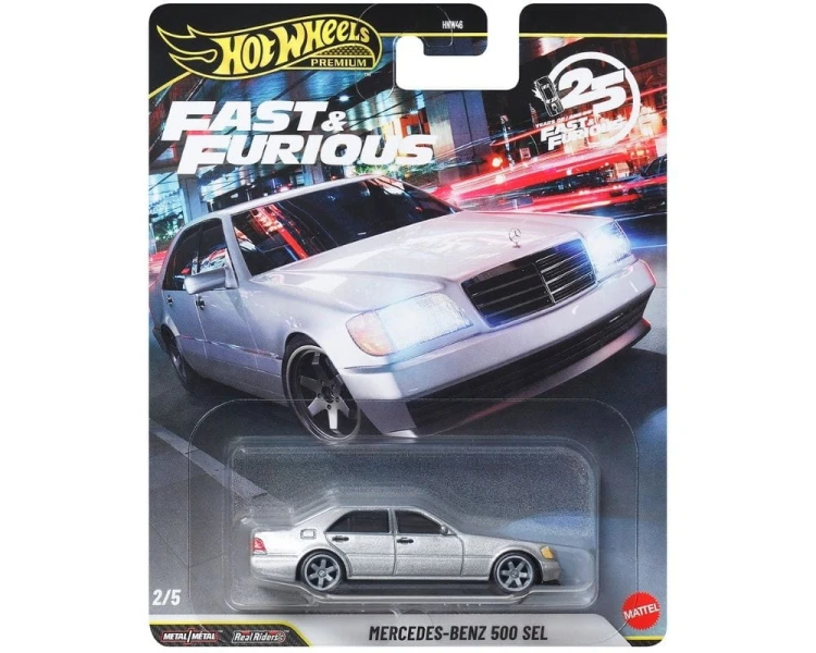 Hot Wheels Premium Fast and Furious 25th Mercedes-Benz 500 SEL JHW67