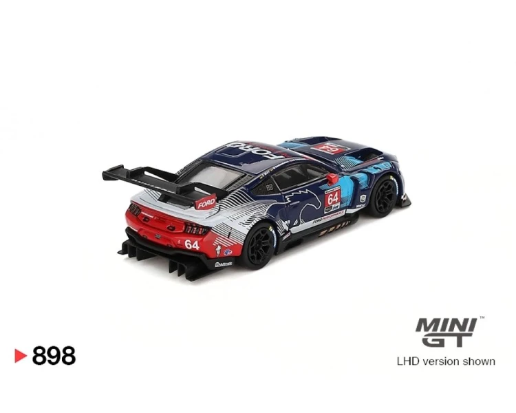 Mini GT #898 Ford Mustang GT3 #64 Ford Multimatic Motorsports 2024 IMSA Daytona 24 Hrs MGT00898