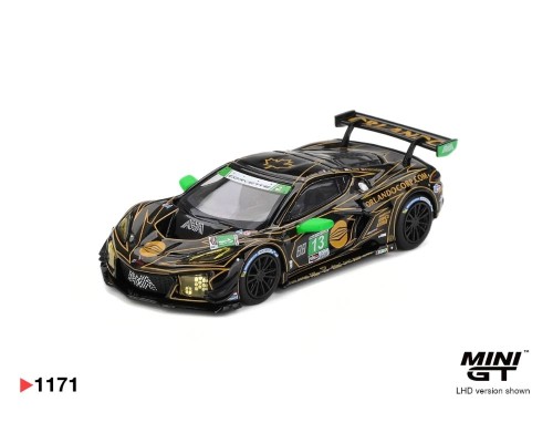 Mini GT #1171 Chevrolet Corvette Z06 GT3.R #13 AWA 2025 IMSA Daytona 24 Hrs MGT01171
